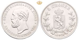 Norway. 2 kroner 1878