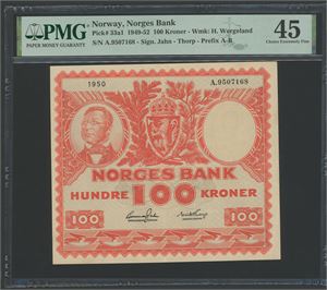 100 kroner 1950. A.9507168.
