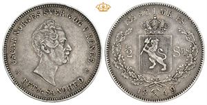 1/2 speciedaler 1849