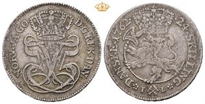 Frederik V (1746 - 1766) 24 skilling 1762