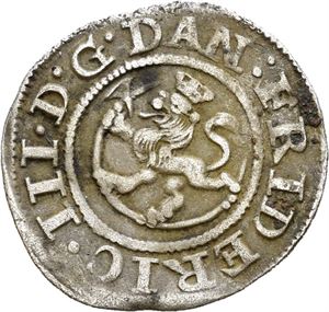 Frederik III 1648-1670. 2 skilling 1666. S.167