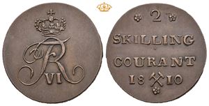 2 skilling 1810. S.4 var.