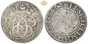 2 skilling 1694 "DANKE"