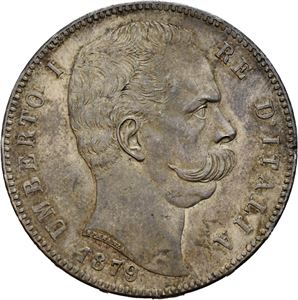 Umberto I, 5 lire 1879. Roma