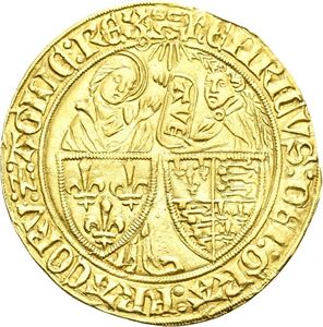 Aquitania, Henrik VI 1422-1453, salut d`or