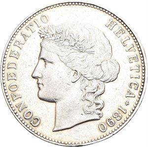 5 francs 1890
