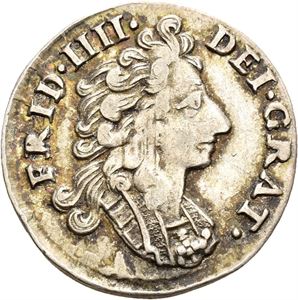 FREDERIK IV 1699-1730 8 skilling 1714. S.11