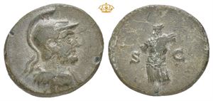 Anonymous issues. Time from Hadrian to Antoninus Pius, AD 117-161. Æ quadrans (18 mm; 2,62 g)