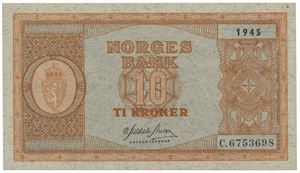 10 kroner 1945. C.6753698