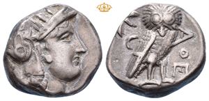 ATTICA, Athens. Circa 286-267 BC. AR tetradrachm (17,01 g)