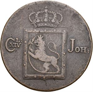 CARL XIV JOHAN 1818-1844 2 skilling 1834