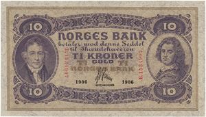10 kroner 1906. B1534907