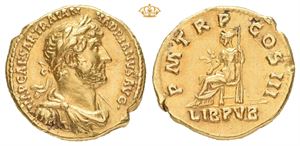 Hadrian, AD 117-138. AV aureus (19 mm; 7,26 g)