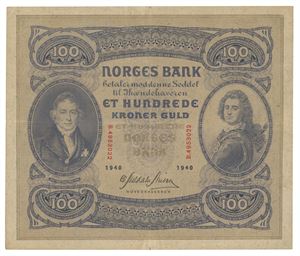 Norway. 100 kroner 1940. B4953022