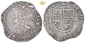 Charles I 1625-1649, shilling u.år/n.d. Tower mint