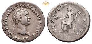 Vespasian. AD 69-79. AR denarius (3,14 g).