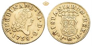 Ferdinand VI, 1/2 escudo 1758. Madrid