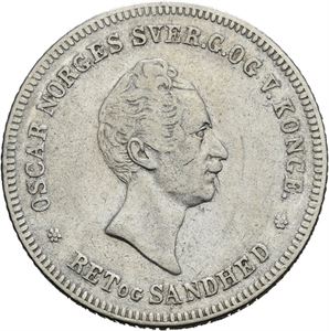 OSCAR I 1844-1859. 1/2 speciedaler 1846