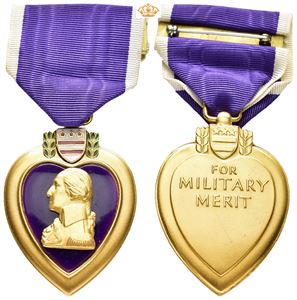 Purple Heart, For military merit