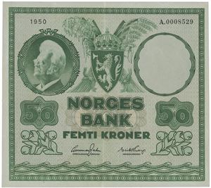 50 kroner 1950 A 0008529.