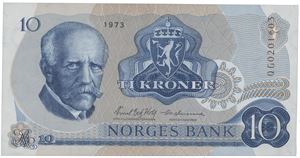 10 kroner 1973 QG