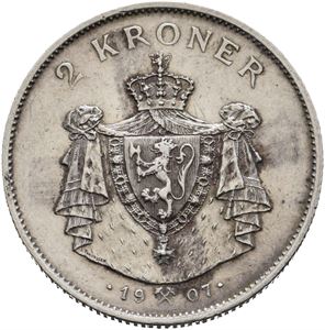 2 kroner 1907 jub
