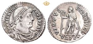 Valentinian I, AD 364-375. AR light miliarense (4,37 g)