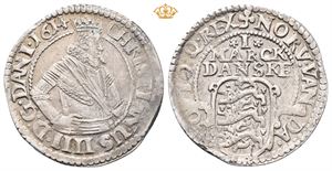 Denmark. Christian IV, 1 mark 1614. RR. S.18