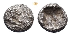 KINGS of LYDIA, Kroisos. Circa 561-546 BC. AR 1/24 stater (0,35 g)