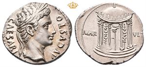 Augustus. 27 BC - AD 14. AR denarius (3,70 g).