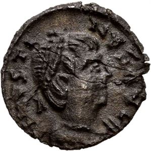 Athalaric 526-534, 1/4 siliqua, Roma, 526-527. R: Tekst innenfor krans
