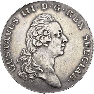 GUSTAV III 1771-1792, Riksdaler 1771
