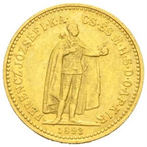Franz Josef, 10 coronas 1893