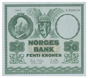 50 kroner 1963. E5220170