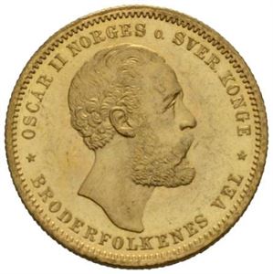 20 kroner/5 species 1874