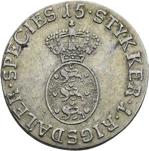 CHRISTIAN VII 1766-1808. KONGSBERG. 1/15 speciedaler 1801. S.8