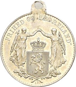 1892. Riksvåpen. Sølv