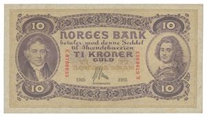 10 kroner 1915. E6796933