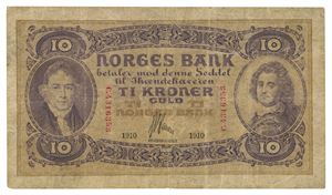 10 kroner 1910. C4316353