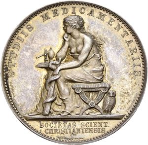 Peter L. Øwres legat. Belønningsmedalje. Sølv. 35 mm