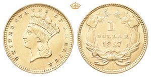 1 dollar 1857