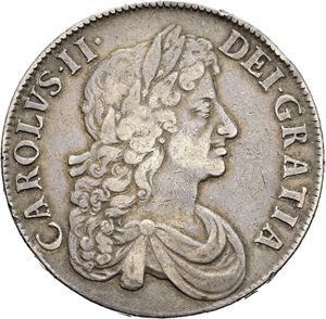 Charles II, crown 1673. Qvinto