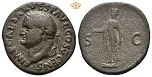 Vespasian. AD 69-79. Æ as (9,30 g).
